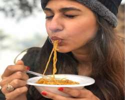 She is a big foody and is seen trying different foods via her pictures on social media.